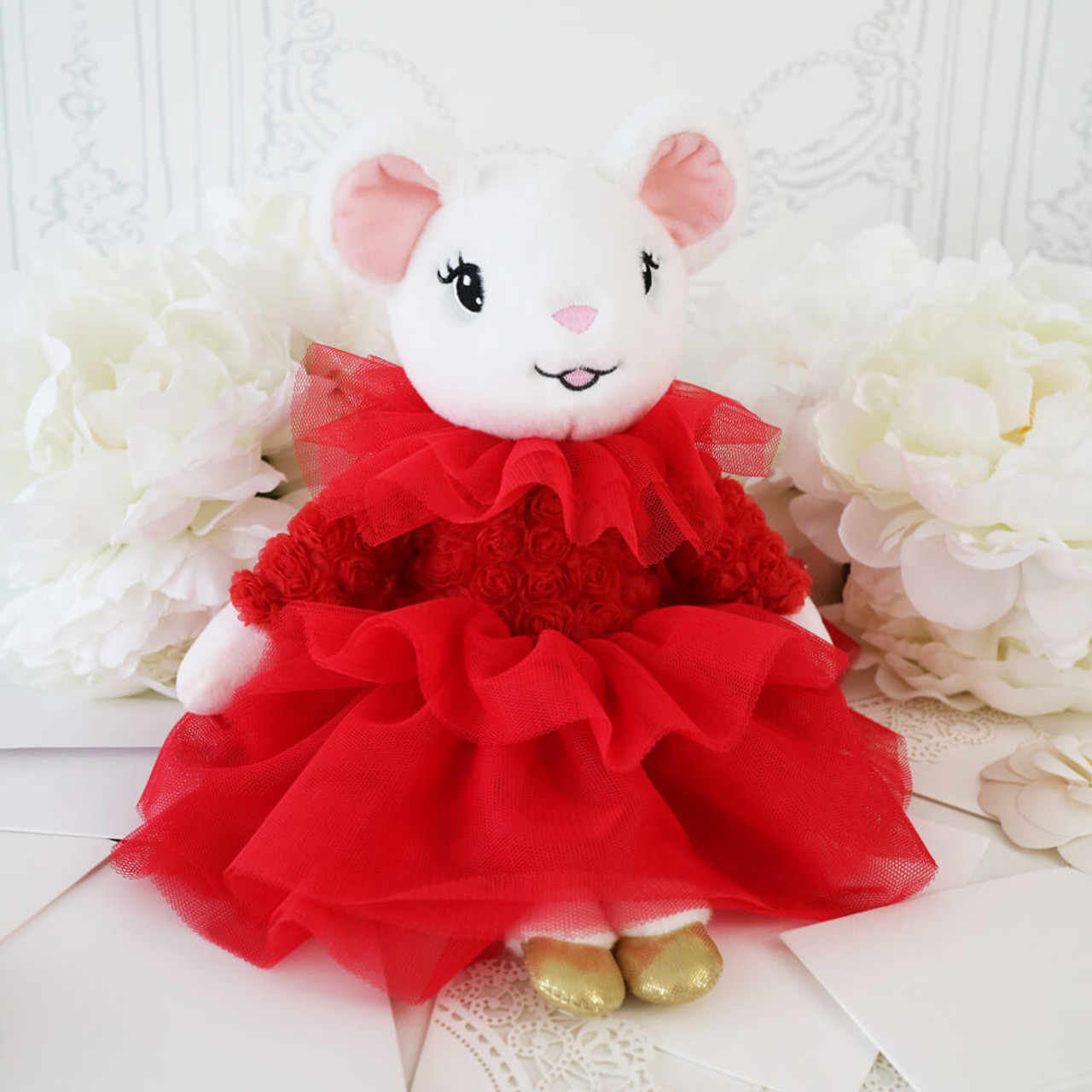 Claris the Mouse Belle Rouge Soft Toy, 30cm Claris the Chicest Mouse in Paris, EAN 02100