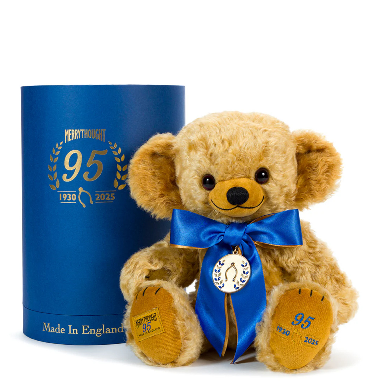 Merrythought 95th Anniversary Commemorative Cheeky Bear, 30cm