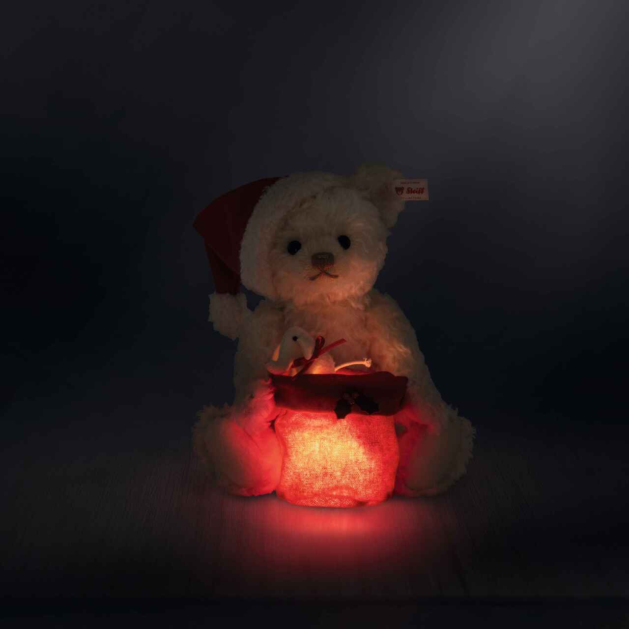 Steiff Santa Teddy Bear with Light Limited Edition 29cm - 005879