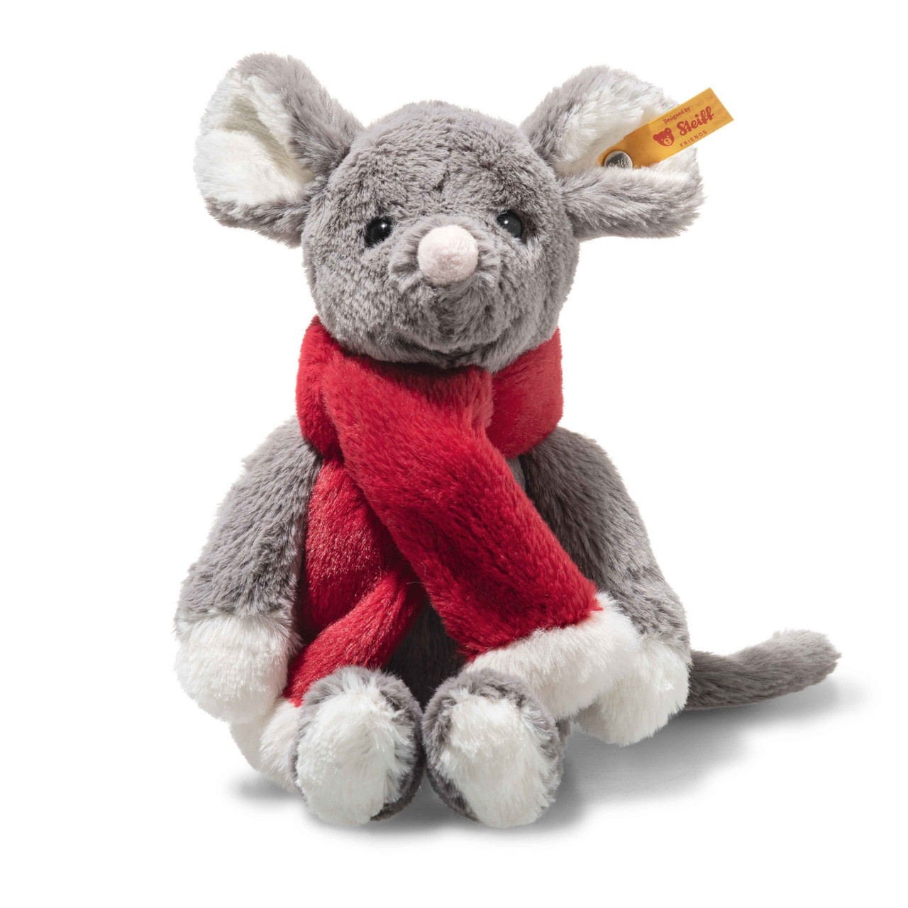 Steiff Mia Christmas Mouse Soft Toy, 21cm - 056123