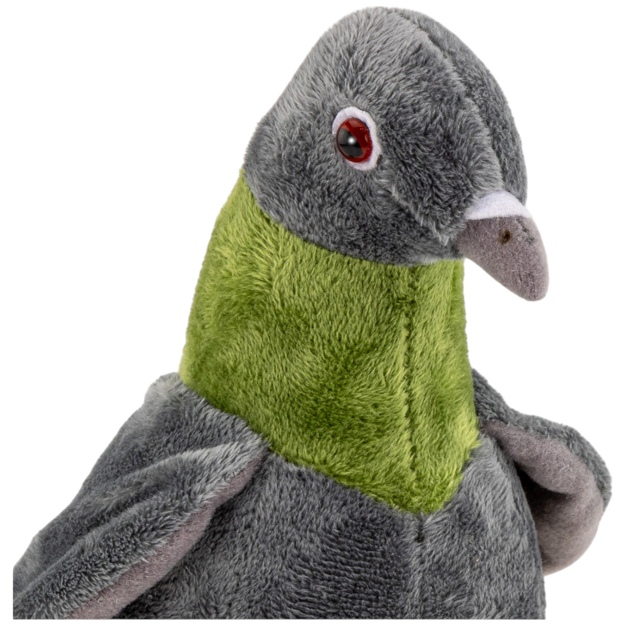 Pigeon Bird Plush Toy, 22cm Carl Dick Germany - 036964, Face detail