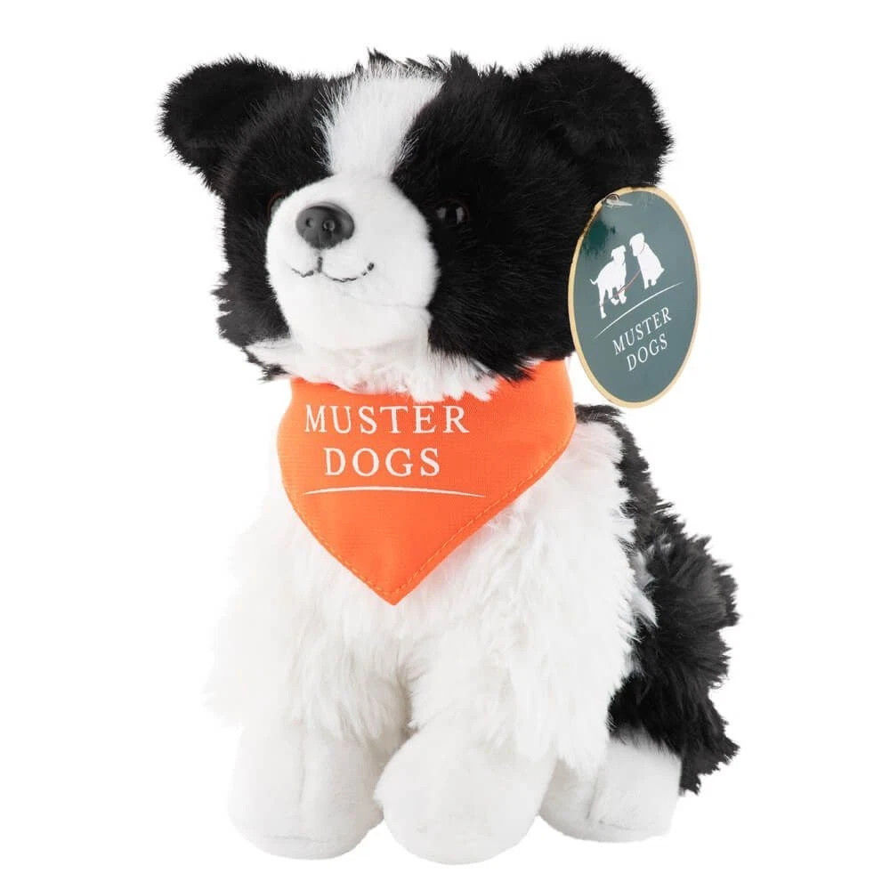 Muster Dogs, Border Collie Dog Plush Toy, 20cm -002112