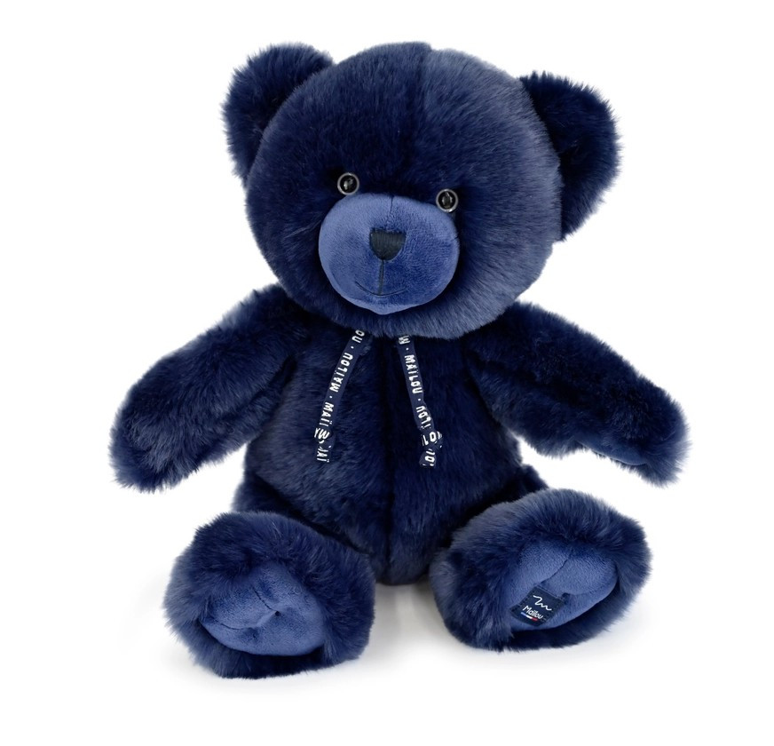 The Mailou Bear Marine (Blue) 35cm Mailou Tradition France -50250