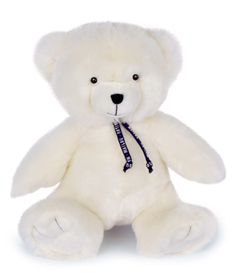 The Mailou Bear Powder White 35cm Mailou Tradition France -502485