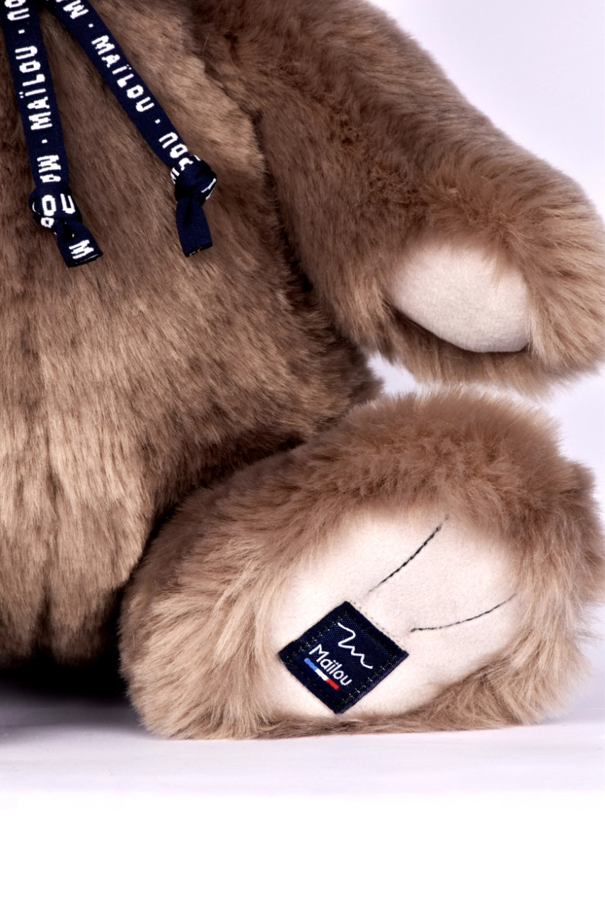 The Mailou Bear Taupe (Mole) 35cm Mailou Tradition France -502553