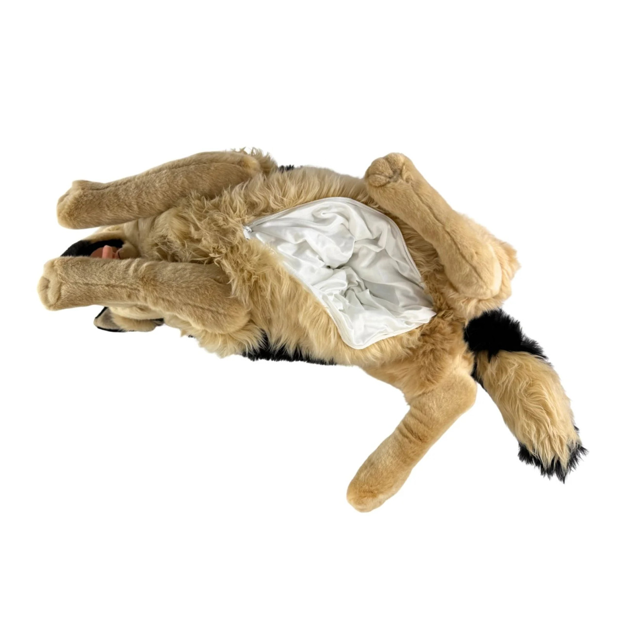 Pocket, satin lined German Shepherd Plush Dog Toy, with Pocket, Apollo Huge 62cm - 564888