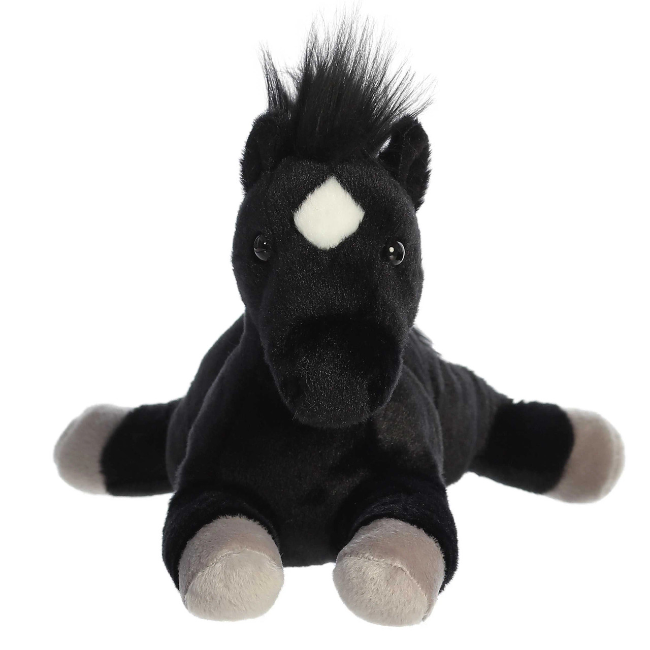 Blackjack the Spirited Black Horse, Aurora Flopsies, 30cm - 314788