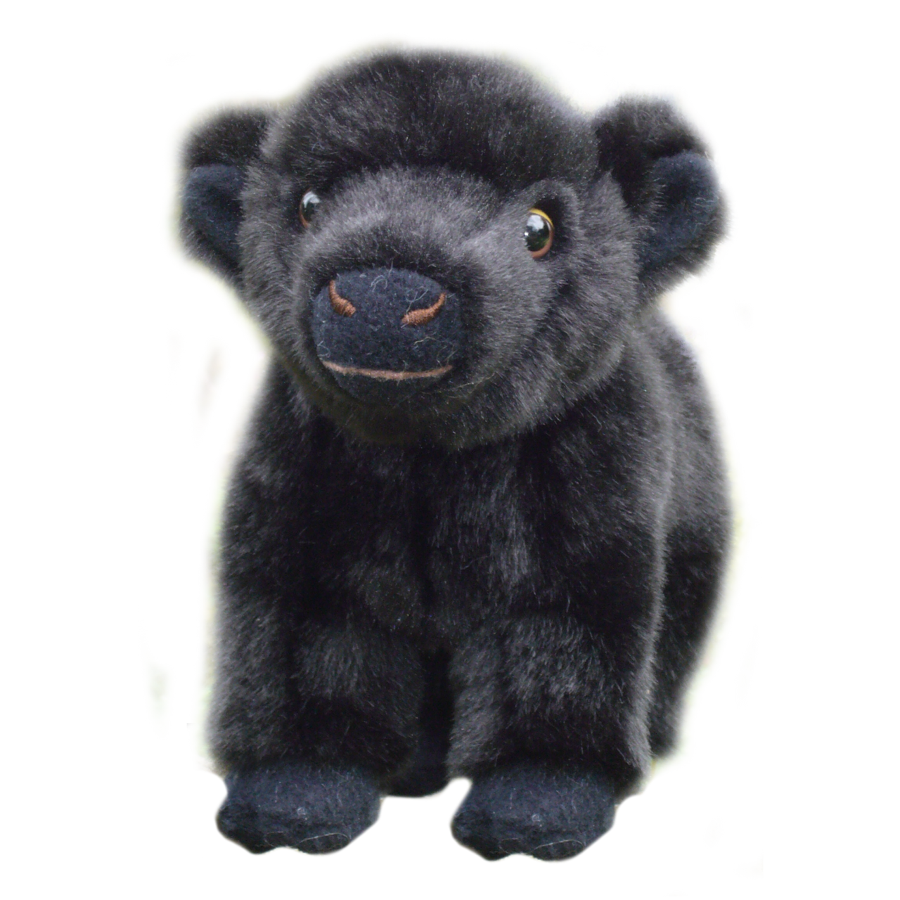 Standing Black Highland Cow, Calf Logan Faithful Friends 17cm - 125555