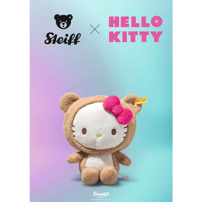 Hello Kitty Teddy Bear Beige 20cm Steiff 024771