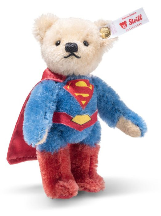 Miniature Superman Teddy Bear 10cm - Steiff 356469