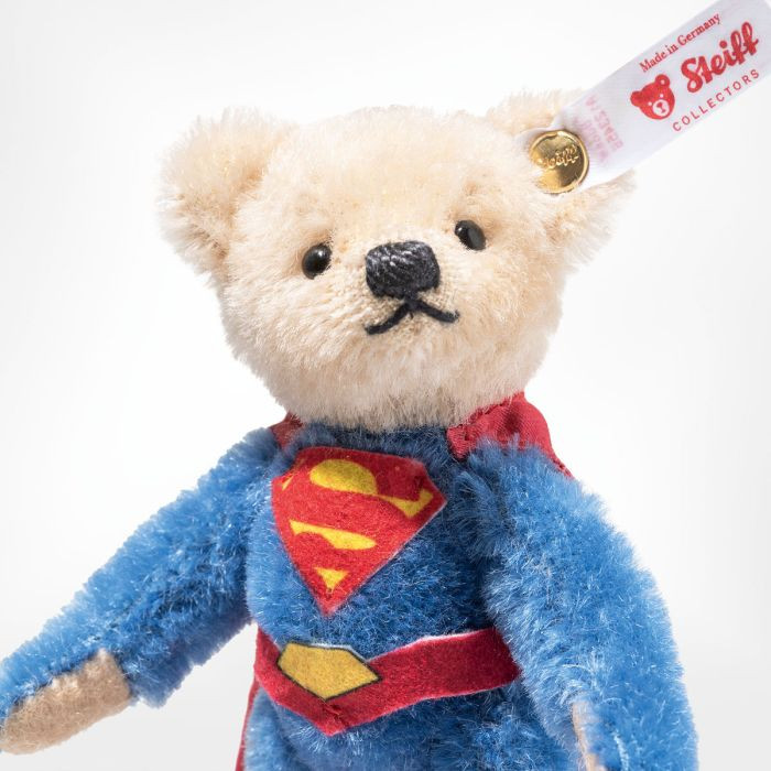 Miniature Superman Teddy Bear 10cm - Steiff 356469