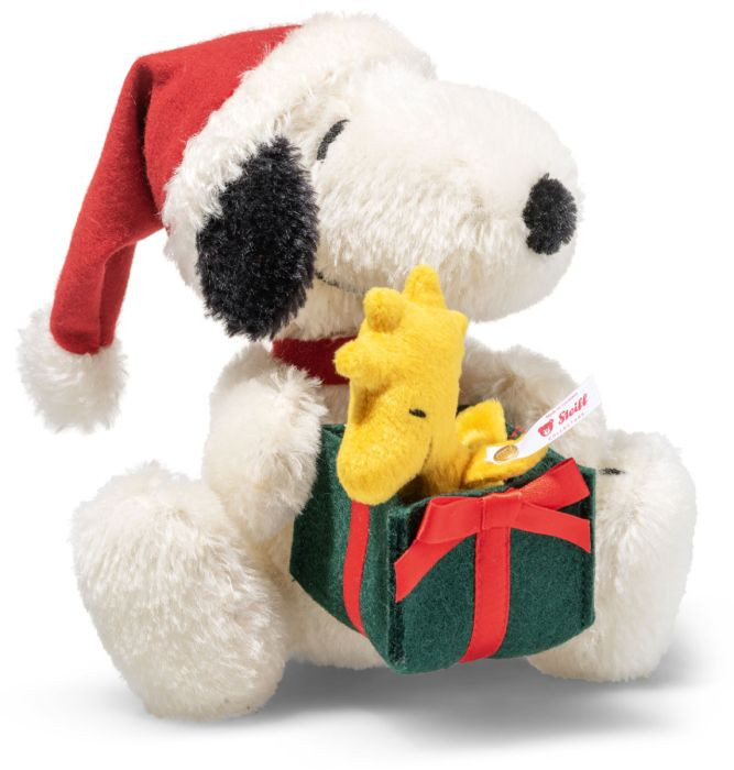 Christmas Snoopy with Woodstock 16cm Steiff 356414