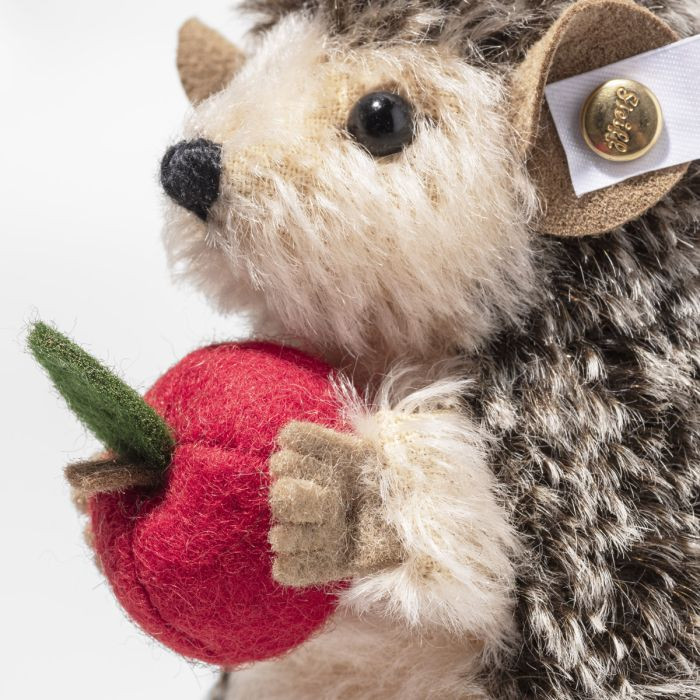 Steiff Teddy Bear and Hedgehog in a Santa Hat 14cm 005770