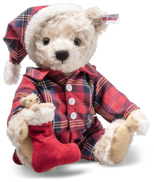 Christmas Morning Teddy Bear in Cozy Pyjamas 29cm Steiff 005787