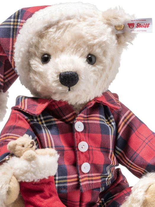 Christmas Morning Teddy Bear in Cozy Pyjamas 29cm Steiff 005787