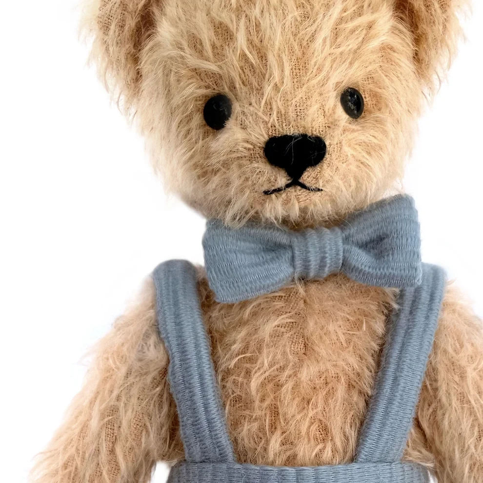 Face Detail Fiete Thomson Clemens Limited Edition Mohair Bear Collectable 25cm