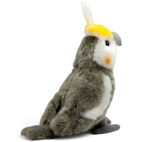 Back View Cockatiel Bird Plush Toy Carl Dick Germany 18cm 036063