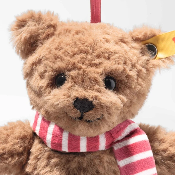 Face Detail Ben Pendant Teddy Bear Christmas Ornament 12cm Steiff 114274