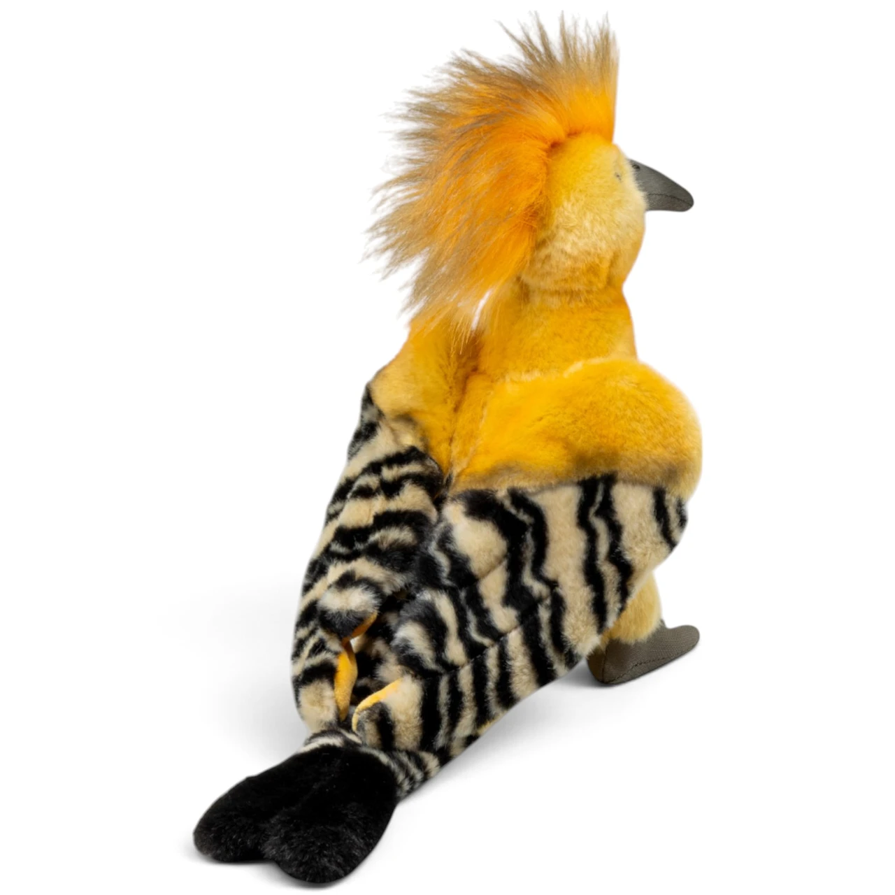 Back View Eurasian Hoopoe Bird Plush Toy Carl Dick Germany 22cm 037237