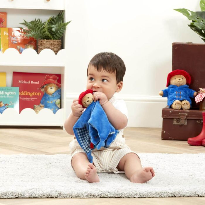 Bby enjoying Paddington Comfort Blanket, Baby Safe 26cm- 016850