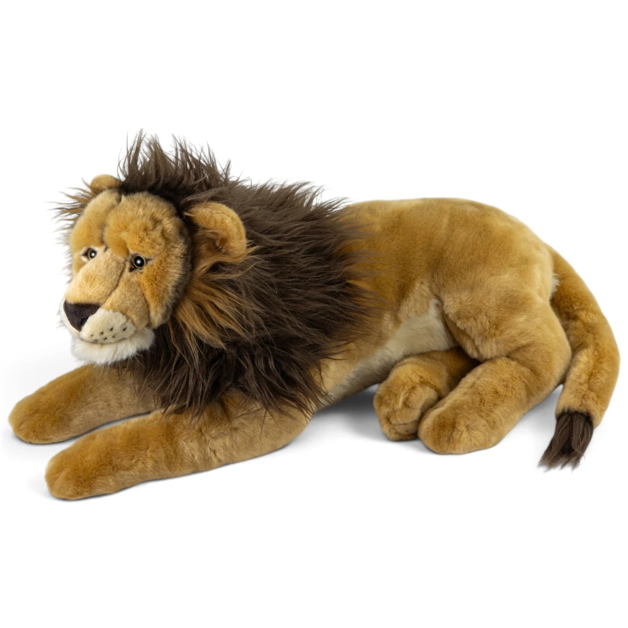 Side View Lion Plush Toy Giant, 52cm Carl Dick Germany 038456