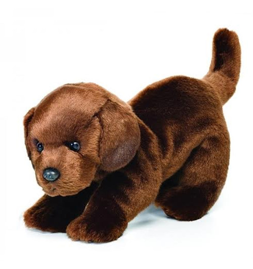 Chocolate Labrador Dog Plush Toy, Nat and Jules EAN 208354