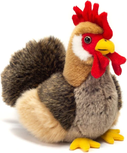 Rooster Cock Soft Plush Toy Teddy Hermann 17cm 941460