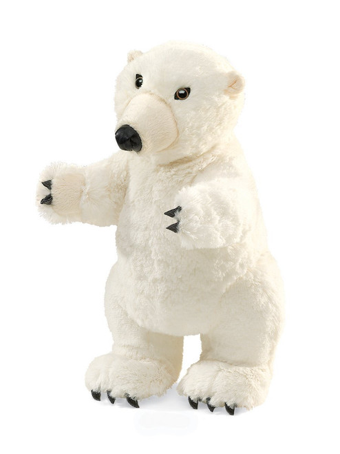 Standing Polar Bear Puppet, Folkmanis