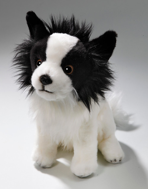 12 Tri Border Collie teddy BORDER COLLIES soft toys dogs plush toy dog  teddies