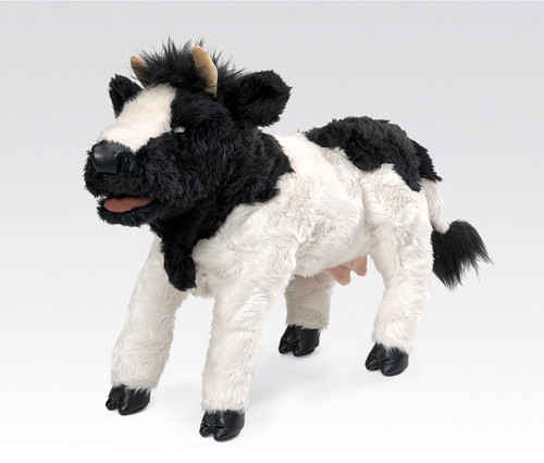 Black and White Cow Puppet Folkmanis