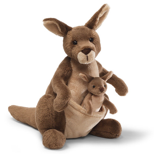 Jirra Kangaroo with Joey Soft Toy GUND