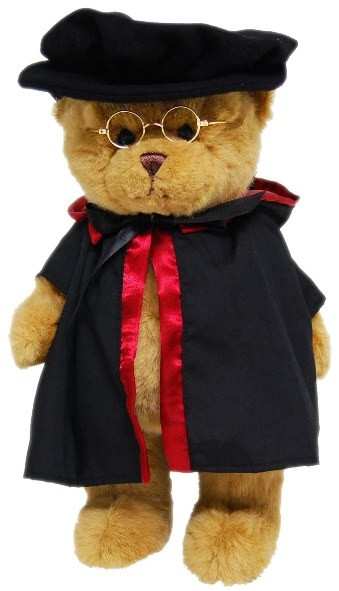 Phd Doctorate Graduation Bear Medium