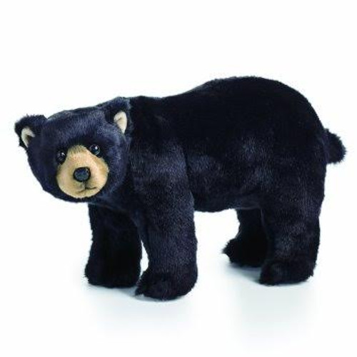 Standing Black Bear Soft Plush Toy Large