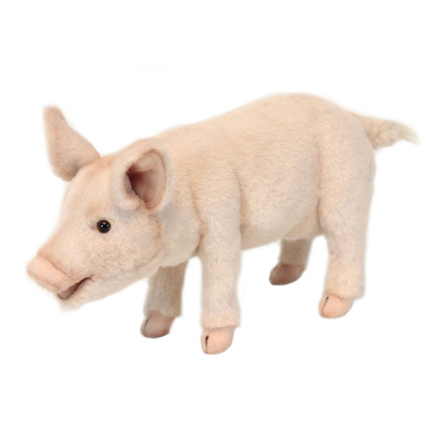 Hansa Pig Stuffed Animal Piglet 34cm