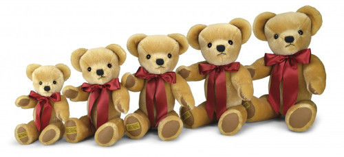 Merrythought London Gold Teddy Bear Mohair Size Range