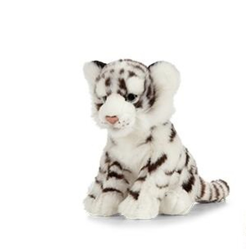 White Tiger Cub Plush Toy, Living Nature