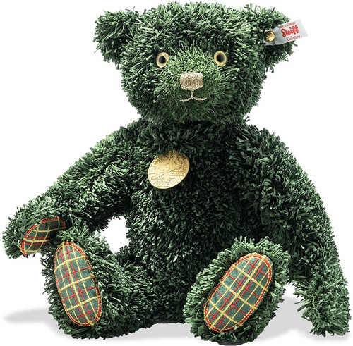 Green Christmas Teddy Bear Steiff, 006036, Teddies for Tomorrow