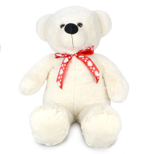 Love Valentine Teddy Bear Creamy White Buddy 90cm