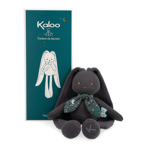 Sitting Lapinoo Rabbit Grey, Kaloo 25cm