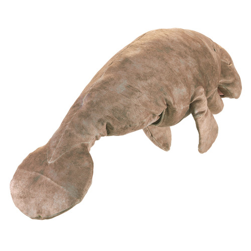 Back View Manatee Puppet Folkmanis