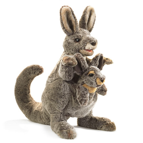 Kangaroo with Joey Puppet, Folkmanis EAN 031785