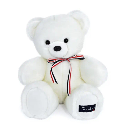 Lou, The French Bear in White, 35cm Mailou Tradition France