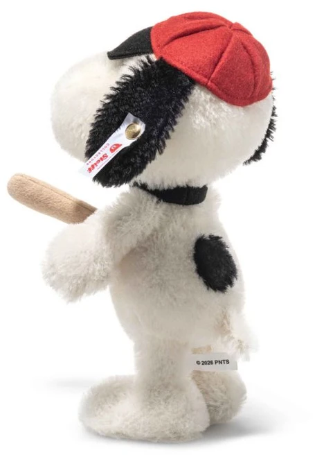 Snoopy with Baseball and Bat, Steiff Limited Edition 34cm  - 356346