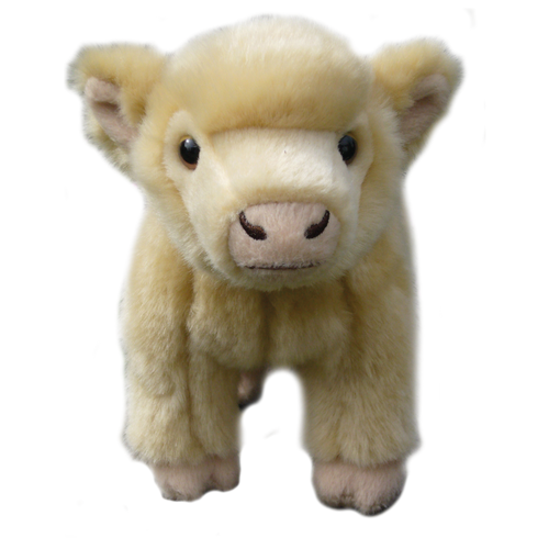 Standing Highland Cow, Calf Cream Isla Faithful Friends 17cm - 125579