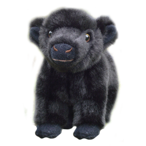 Standing Black Highland Cow, Calf Logan Faithful Friends 17cm - 125555