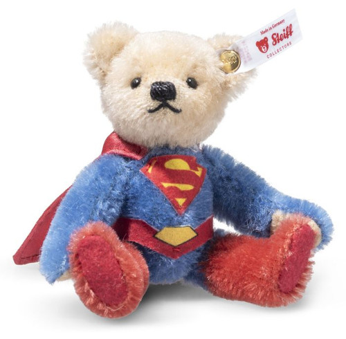 Miniature Superman Teddy Bear 10cm - Steiff 356469