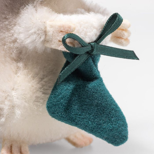 Santa Christmas Mouse Ornament 8cm Steiff 005800