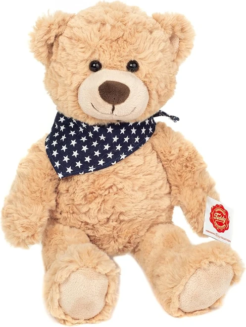 Sand Teddy Bear with Scarf Teddy Hermann Germany 30cm 913887
