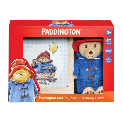 Paddington Bear Gift Set with Memory Cards, Baby Safe 26cm- 016850