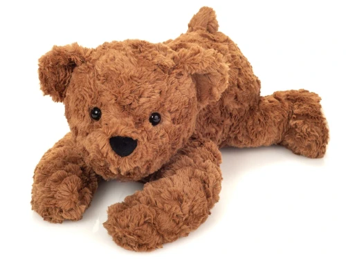 Lying Brown Bear 40cm Teddy Hermann Germany 913337